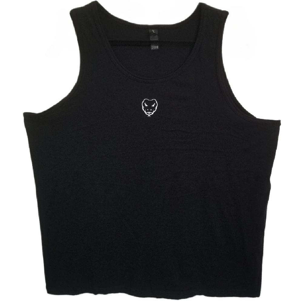 Men's Gildan Athletic Lightweight Graphic Cotton Casual Tank Top Black 2XL